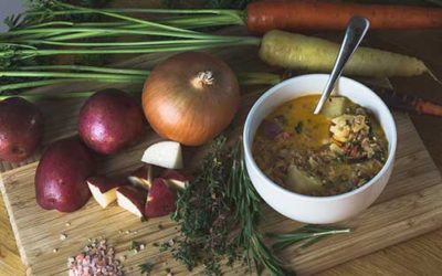 Root veggie soup